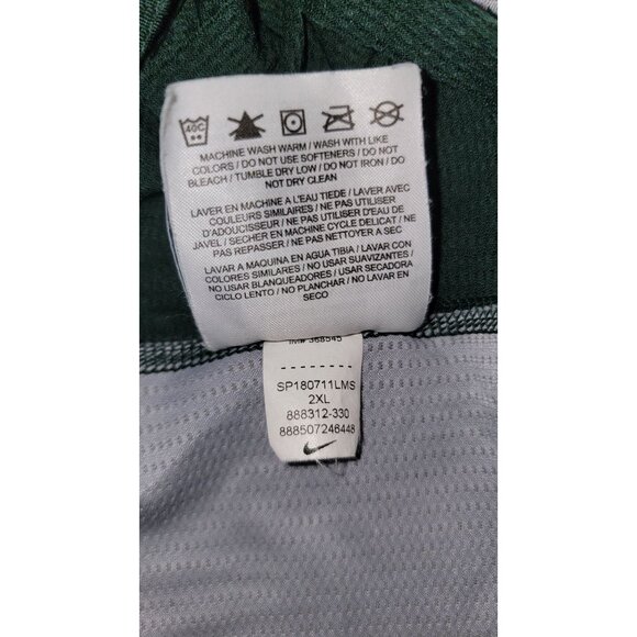 Nike Pro Hypercool As 3/4 Sleeve Shirt 2XL Green & Yellow - Picture 4 of 5